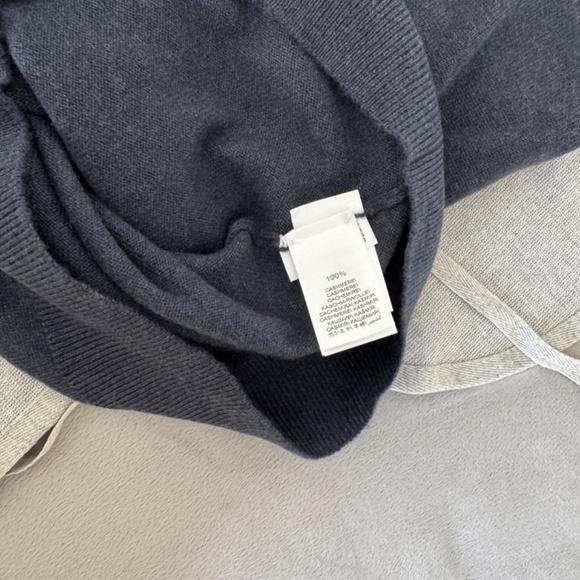 Brunello Cucinelli Cashmere cardigan with monili Size XXS Navy - Picture 13 of 14